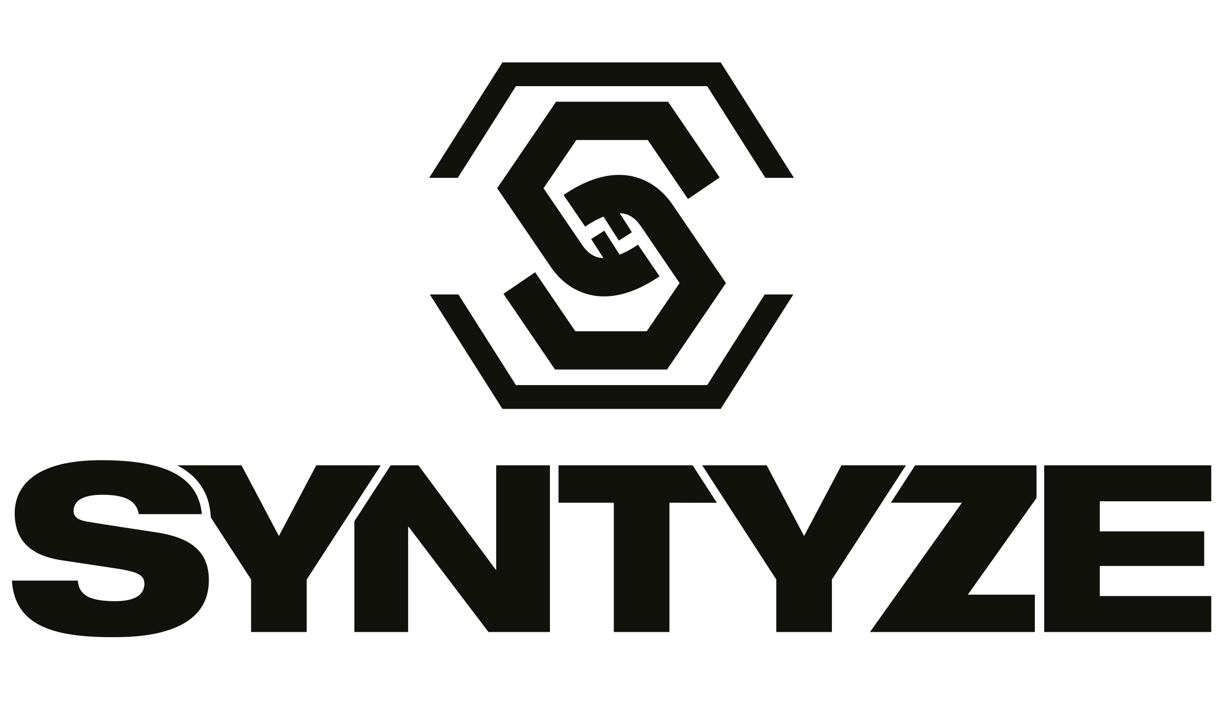 SYNTYZE logo with stylized letter 'S' on a white background