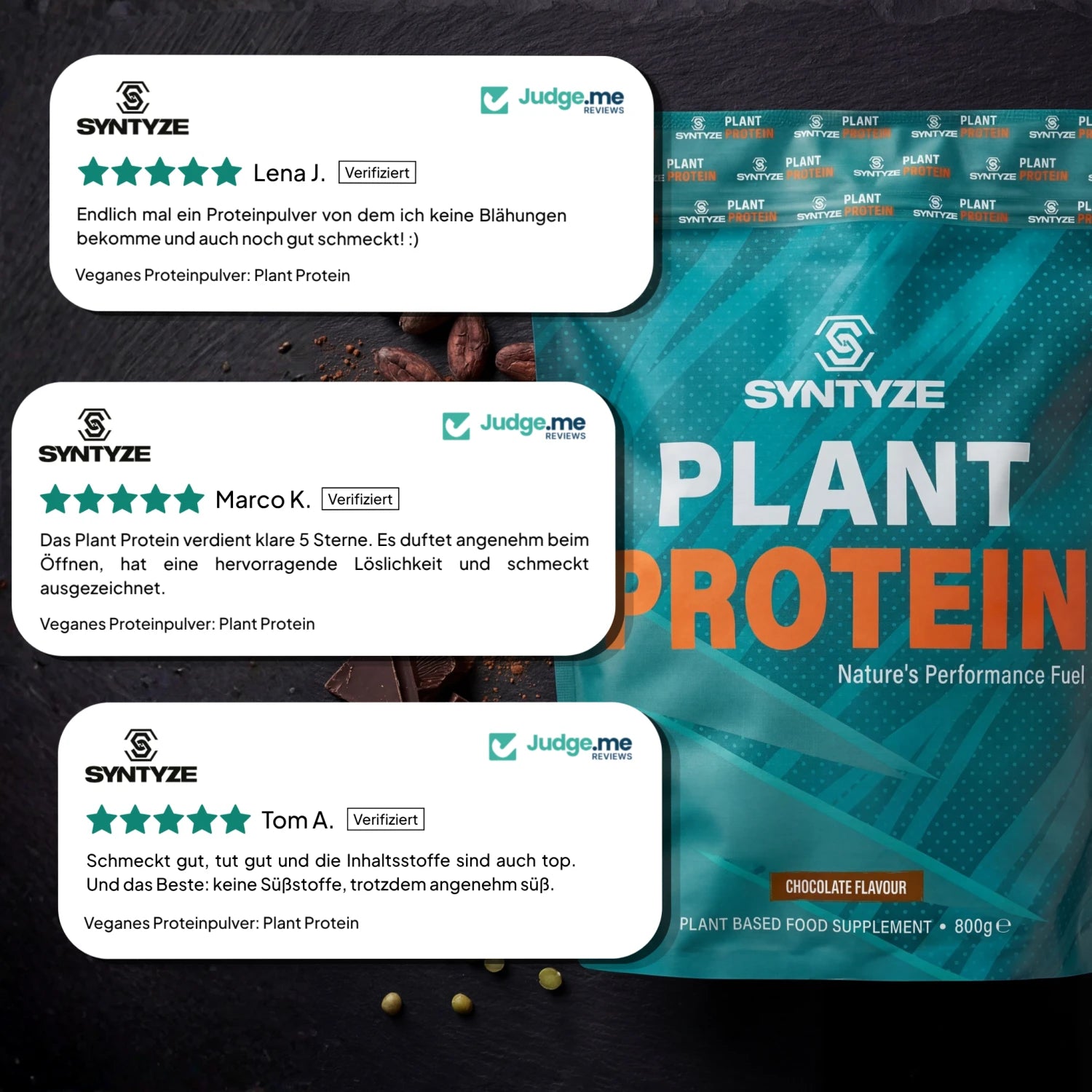 SYNTYZE Plant Protein Schokolade – Kundenbewertungen und Erfahrungen