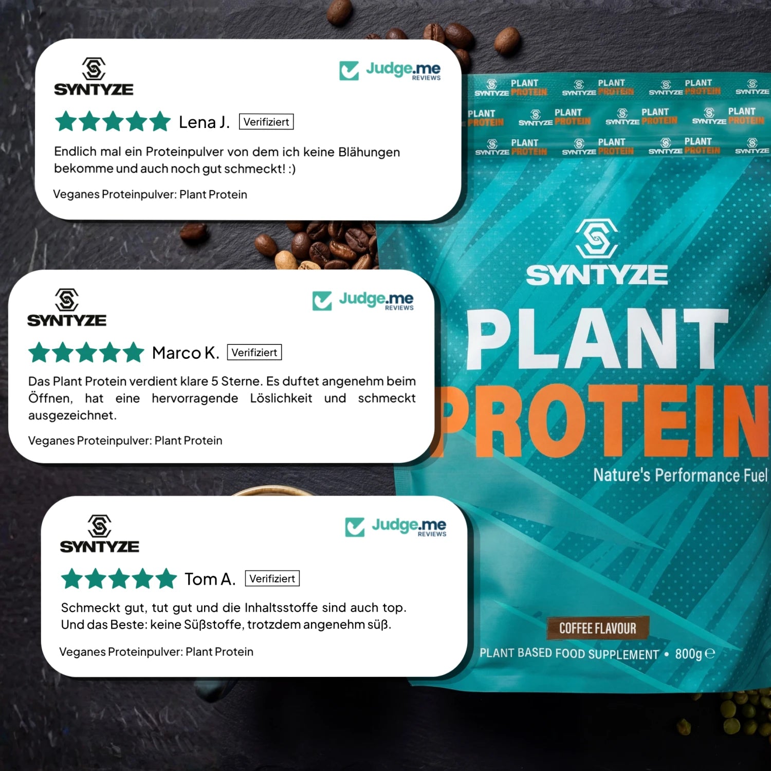 SYNTYZE Plant Protein Kaffee – Kundenbewertungen und Erfahrungen
