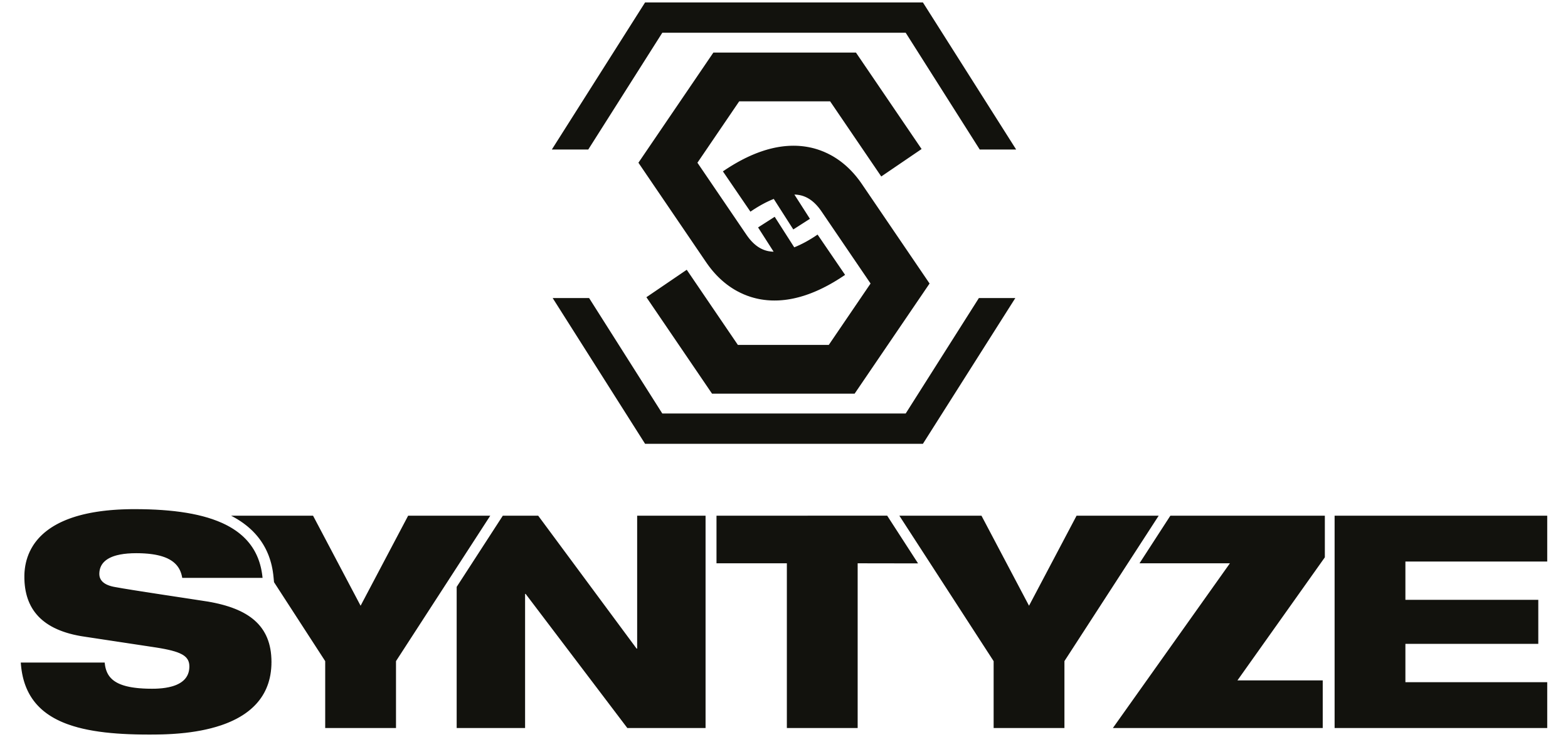 Black 'SYNTYZE' logo on a white background