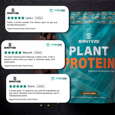 SYNTYZE Plant Protein Chocolate – customer reviews and testimonials