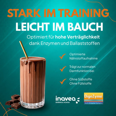 SYNTYZE Plant Protein Schokolade – vielseitig einsetzbar in Smoothies, Porridge, Shakes